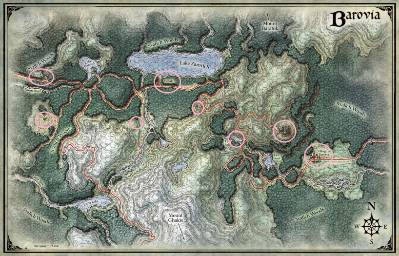 The Map of Barovia
